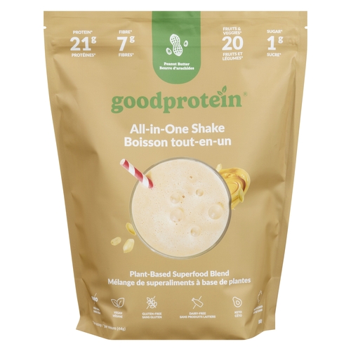 GoodProtein - All-in-One Shake - Peanut Butter 880g, 1 Each