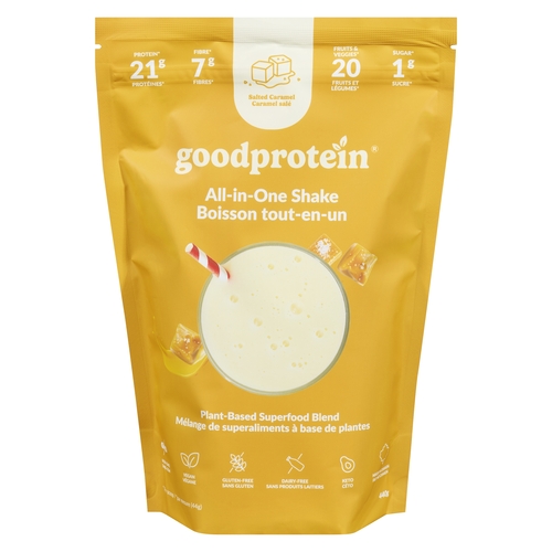 GoodProtein - All-in-One Shake - Salted Caramel 440g, 1 Each