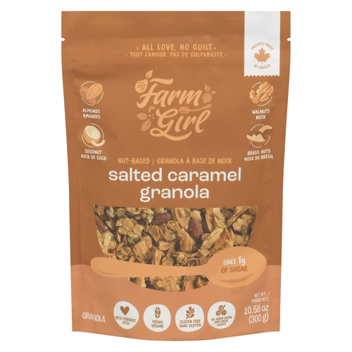 Farm Girl Granola - Salted Caramel 300g, 1 Each