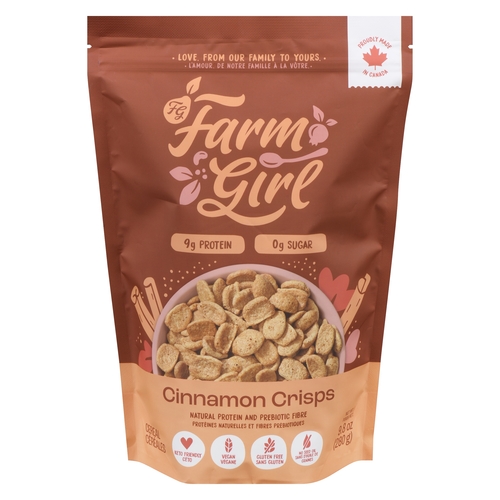 Farm Girl - Cereal - Cinnamon Crisps 280g, 1 Each