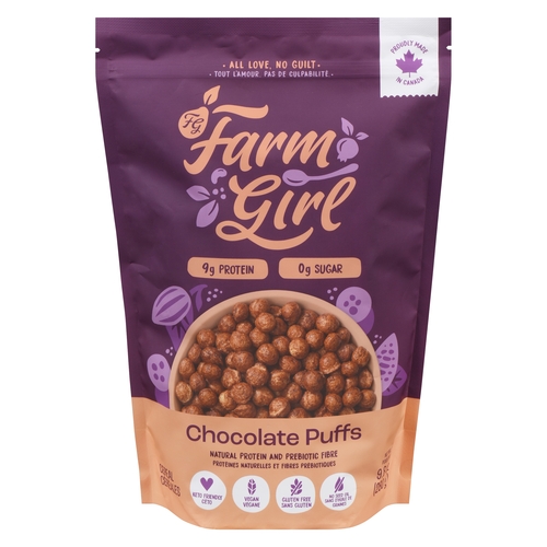 Farm Girl - Cereal - Chocolate Puffs 280g, 1 Each