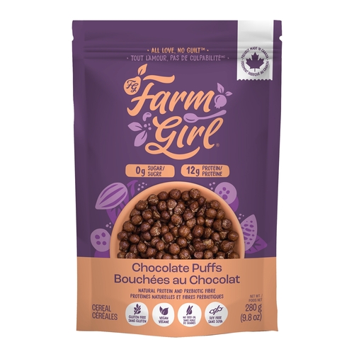 Farm Girl Cereal - Chocolate Puffs 280g, 1 Each
