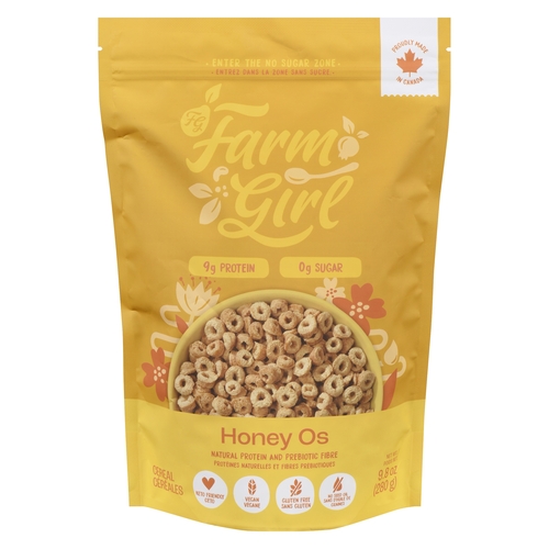 Farm Girl - Cereal - Honey Os 280g, 1 Each