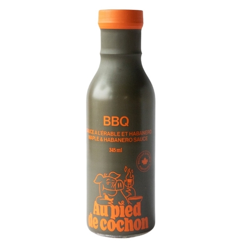 Au Pied de Cochon - Maple & Habanero BBQ Sauce 345ml, 1 Each