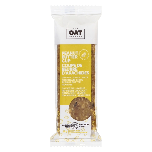 The Oat Company - Energy Bar - Peanut Butter Cup 55g, 1 Each