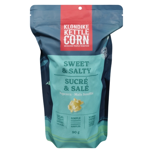 Klondike Kettle Corn Popcorn - Sweet & Salty 90g, 1 Each