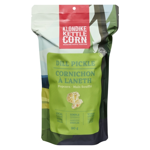Klondike Kettle Corn Popcorn - Dill Pickle 90g, 1 Each