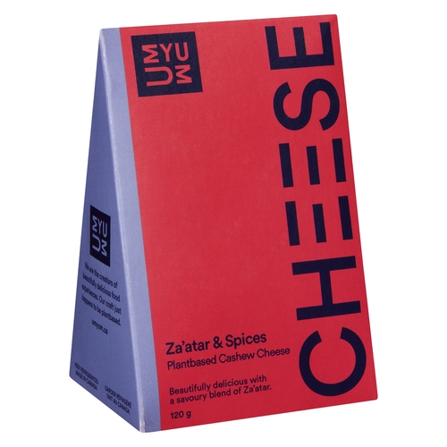 Umyum - Plant-based Cashew Cheese - Za'atar & Spices 120g, 1 Each