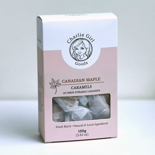 Charlie Girl Goods - Caramels - Canadian Maple 100g, 1 Each