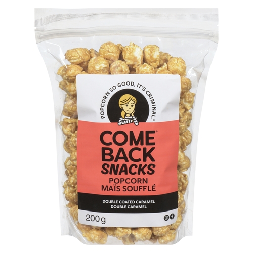 Comeback Snacks - Popcorn - Double Coated Caramel 200g