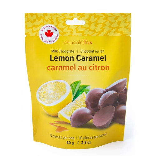 ChocolaTas - Lemon Caramel 80g, 1 Each