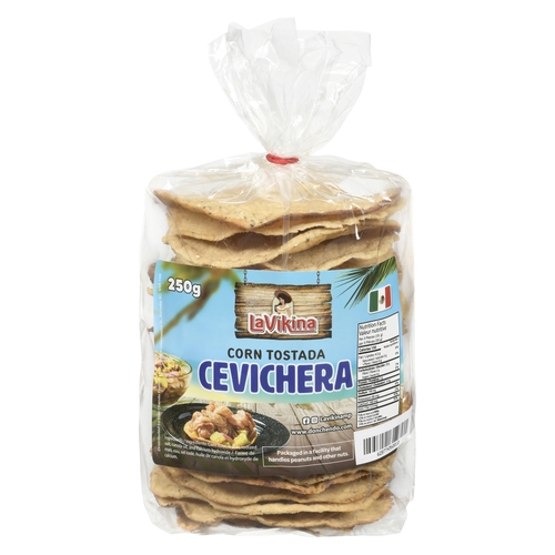 La Vikina Corn Tostada Cevichera 250g, 1 Each