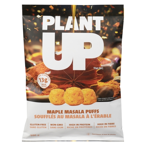Plant Up - Maple Masala Puffs 100g