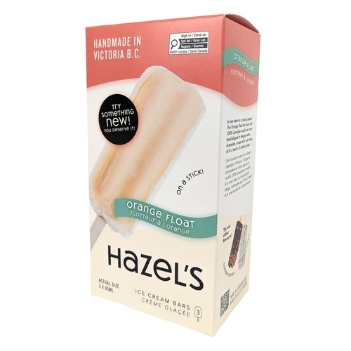 Hazel's - Ice Cream Bars - Orange Float 3/95ml