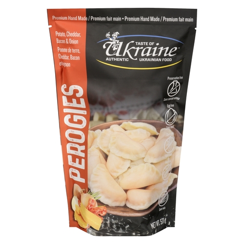 Taste of Ukraine - Perogies - Potato, Cheddar, Bacon & Onion 570g