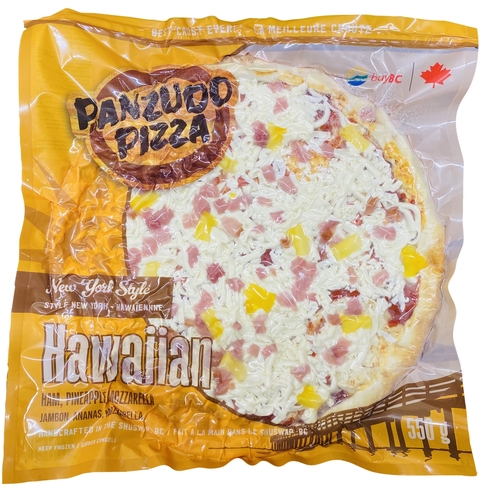 Panzudo Pizza - New York Style - Hawaiian 550g, 1 Each