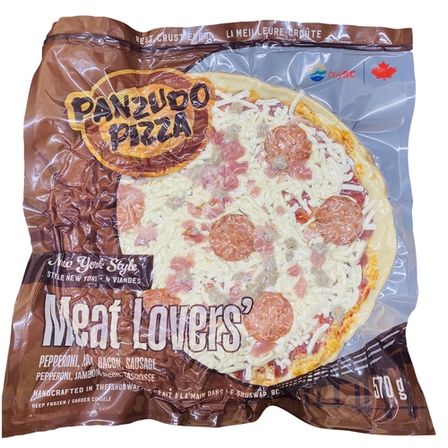 Panzudo Pizza - New York Style - Meat Lovers 570g, 1 Each