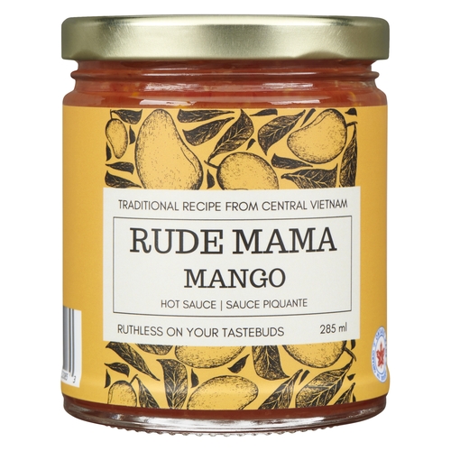 Rude Mama Hot Sauce - Mango 285ml, 1 Each