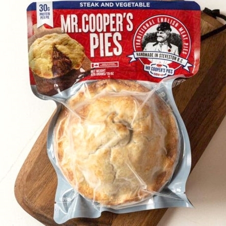 Mr Cooper's Pies - Steak & Vegetable Pie 250g