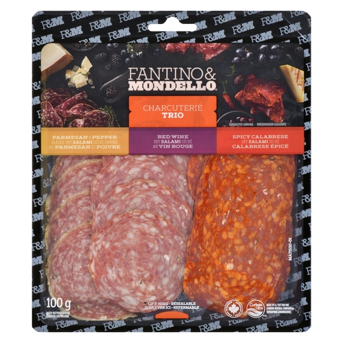 Fantino & Mondello - Charcuterie Trio 100g, 1 Each