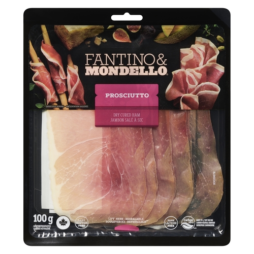 Fantino & Mondello - Dry Cured Ham - Prosciutto 100g, 1 Each
