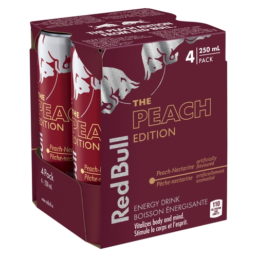 Red Bull - Energy Drink - Peach Edition - Peach-Nectarine 4/250ml