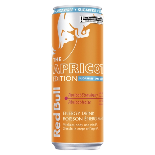 Red Bull - Energy Drink - Sugar Free - Apricot-Strawberry 355ml