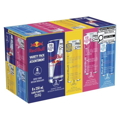 Red Bull Energy Drink - Variety Pack 8/250ml, 1 Each