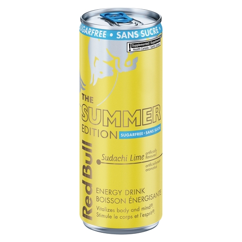 Red Bull Energy Drink - The Summer Edition - Sudachi Lime - Sugar Free 250ml, 1 Each