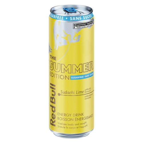Red Bull Energy Drink - The Summer Edition - Sudachi Lime - Sugar Free 473ml, 1 Each