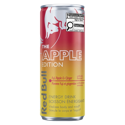Red Bull Energy Drink - Apple Edition - Fuji Apple & Ginger 250ml, 1 Each