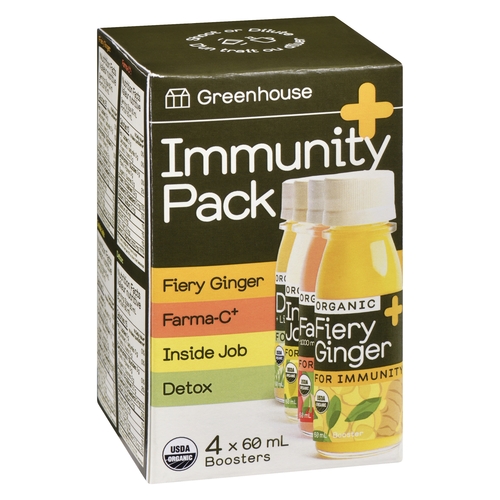 Greenhouse - Organic Boosters - Immunity Pack 4/60ml