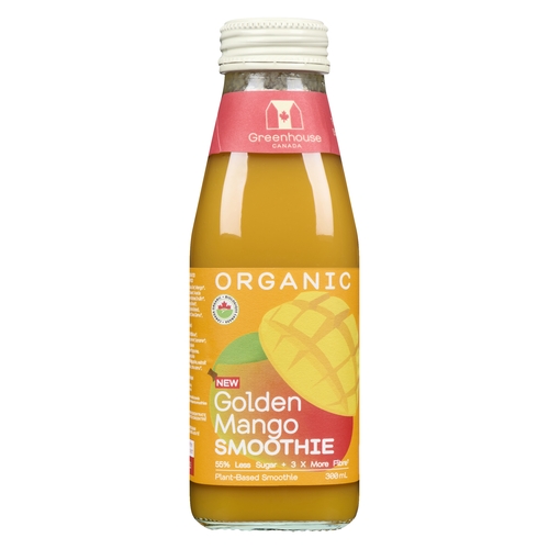 Greenhouse Organic Smoothie - Golden Mango 300ml, 1 Each