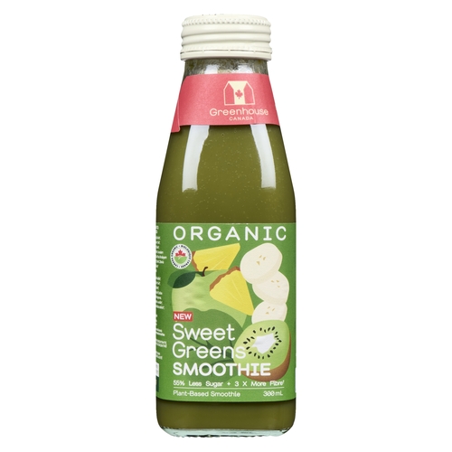Greenhouse Organic Smoothie - Sweet Greens 300ml, 1 Each