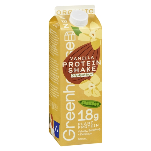 Greenhouse - Organic Protein Shake - Vanilla 900ml, 1 Each