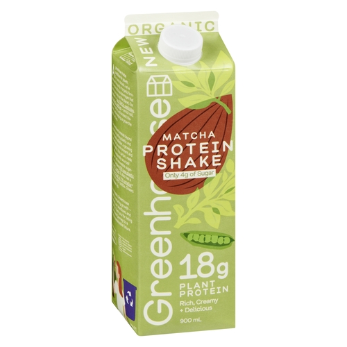 Greenhouse - Organic Protein Shake - Matcha 900ml