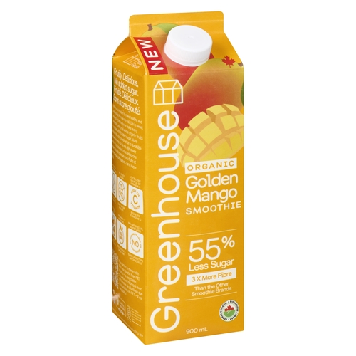 Greenhouse Organic Smoothie - Golden Mango 900ml, 1 Each