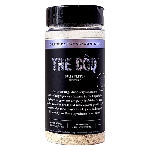 Grandpa J's Seasoning - The Coq Salty Pepper 250g, 1 Each