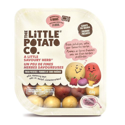 The Little Potato Company - Fresh Creamer Potatoes with Seasoning Pack - Savoury Herb 1lb, 1 Each