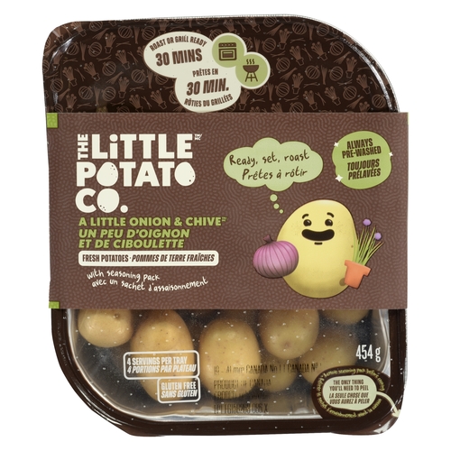 The Little Potato Co. - Fresh Potatoes - A Little Onion & Chive with Seasoning Pack 1lb