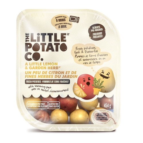 The Little Potato Company - Fresh Creamer Potatoes with Seasoning Pack - Lemon & Garden Herb 1lb, 1 Each