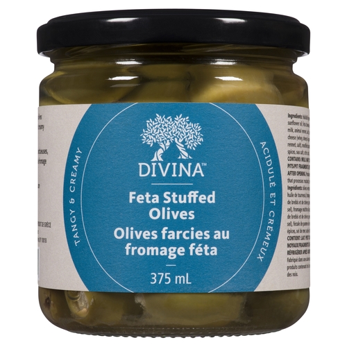 Divina - Olives - Feta Stuffed 375ml, 1 Each