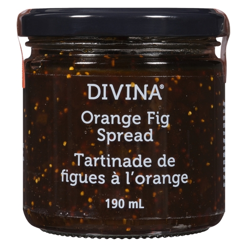 Divina - Spread - Orange Fig 190ml, 1 Each