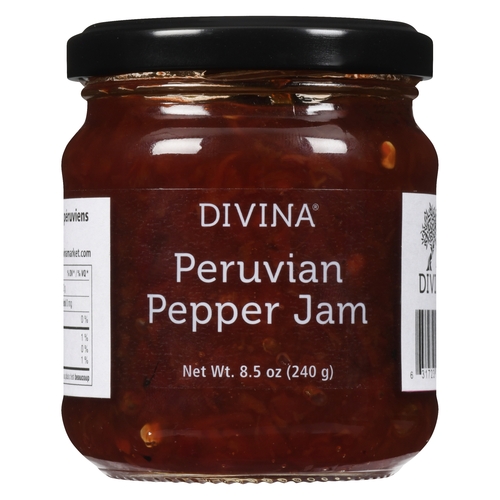 Divina - Jam - Peruvian Pepper 240g, 1 Each