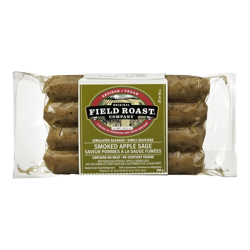 Field Roast - Vegan Smoked Apple Sage Sausages 368g, 1 Each