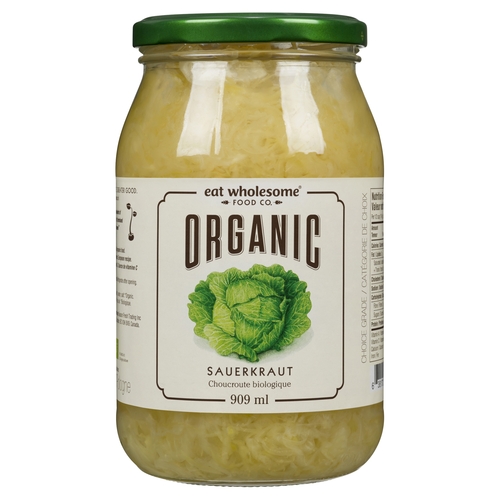 Eat Wholesome Food Co. - Organic Sauerkraut 909ml, 1 Each