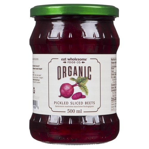 Eat Wholesome Food Co. - Organic Pickled Sliced Beets 500ml