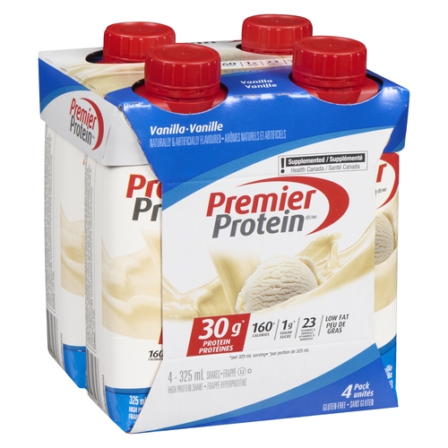 Premier Protein - High Protein Shakes - Vanilla 4/325ml, 1 Each