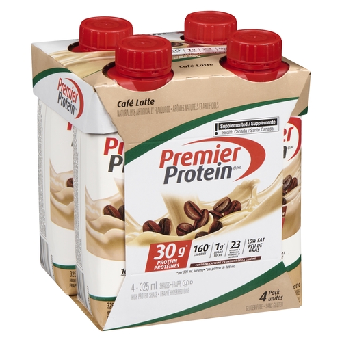 Premier Protein Shakes - Café Latte 4 Pack 325ml, 1 Each