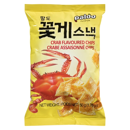 Paldo - Crab Flavoured Chips 50g, 1 Each